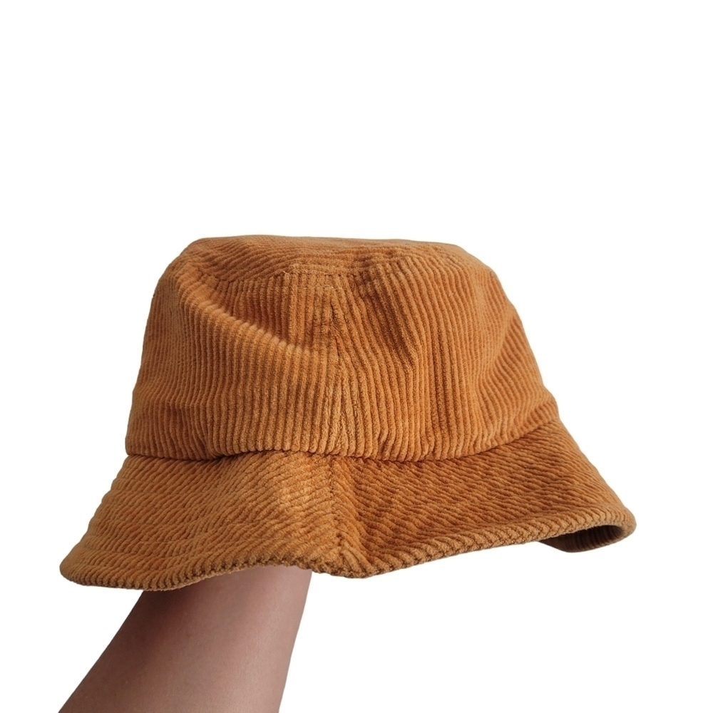 Wonder Nation Girls Marigold Corduroy Kids Bucket Hat - Picture 4 of 4